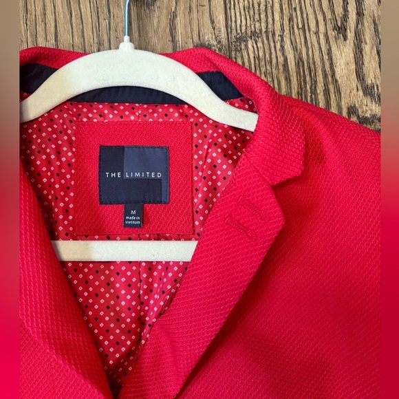 Limited Red Blazer Lined Jacket - Picture 4 of 10